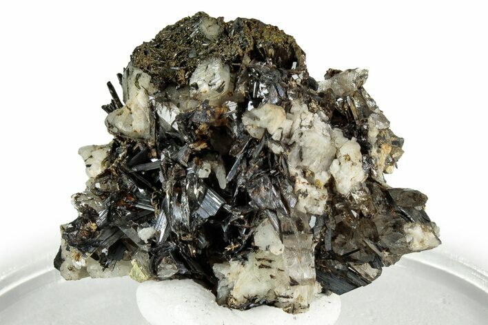 Aegirine and Smoky Quartz Crystals with Feldspar - Malawi #330861